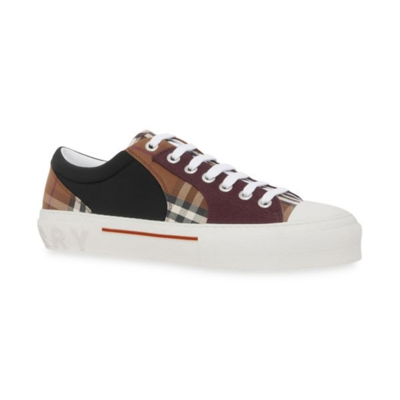 Burberry Men's Kai Low Top Check Sneakers - Picture 2 of 5